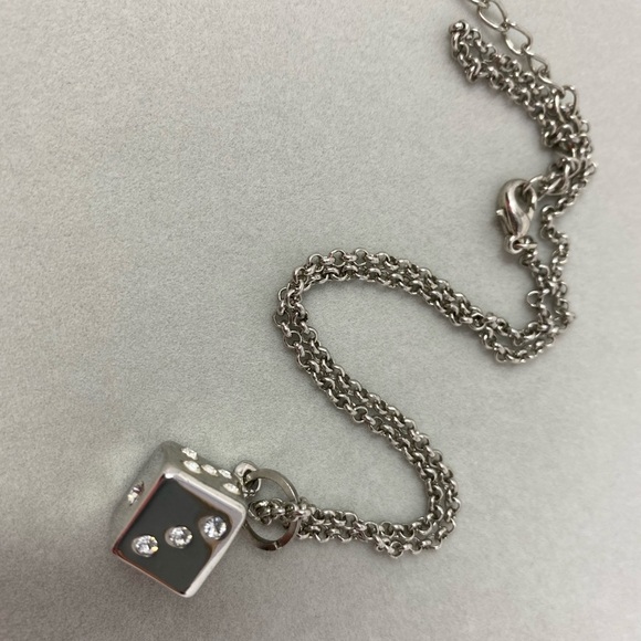 Dice Necklace 16” - Picture 2 of 3